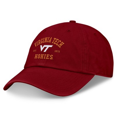 NCAA Virginia Tech Hokies Griffin Cotton Hat: Adjustable Baseball Cap, One Size Fits Most