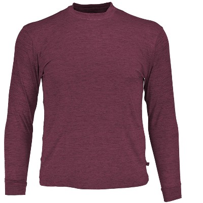 Banana Boat UPF 50+ Men's 4-Way Stretch Long Sleeve Tee Shirt | Space Dyed
