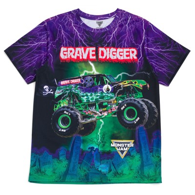 Monster Jam Grave Digger El Toro Loco Megalodon Truck T-Shirt