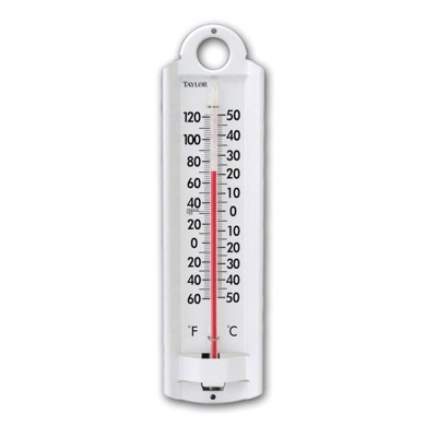 Taylor - Tube - Thermometer - Aluminum - White - 8.86 in.
