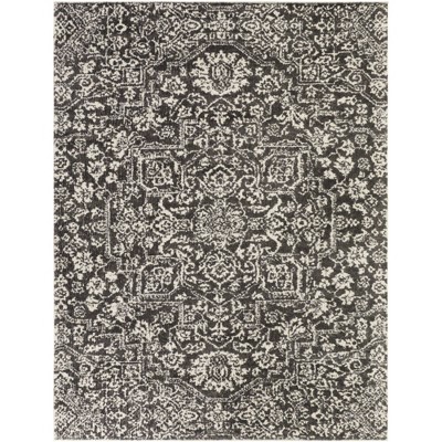 Balta Rugs Vivian Oriental High-Low Carved Pattern Area Rug Charcoal