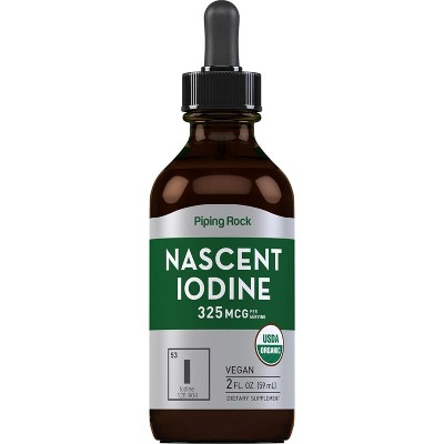 Piping Rock Organic Nascent Iodine Liquid Drops | 2 fl oz
