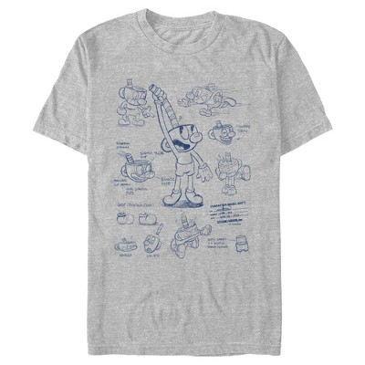 Men's Cuphead The Delicious Last Course Concept Cup T-Shirt