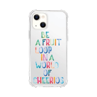 OTM Essentials iPhone 15 Plus/iPhone 14 Plus Clear Tough Edge Case - Fruit Loop
