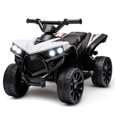 Kids 6V ATV, 4 Wheeler Ride on Quad Car Toy with LED Lights