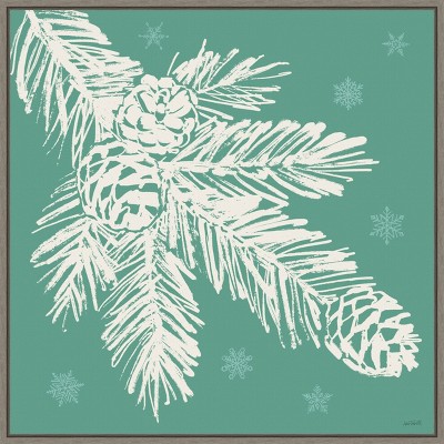 Amanti Art Seasonal Shades VI by Anne Tavoletti Canvas Wall Art Print Framed 22-in. x 22-in.