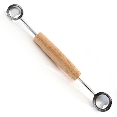 Norpro Double Melon Baller - Easily Scoop Decorative Balls of Fruit, Cheese or Ice Cream