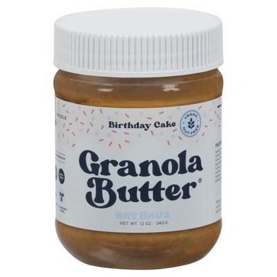 Oat Haus Granola Butter Birthday Cake - Case of 6 - 12 oz