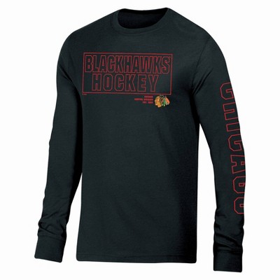 NHL Chicago Blackhawks Men's Long Sleeve Dark T-Shirt