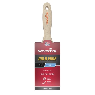 Wooster Gold Edge 3 in Straight Varnish Brush