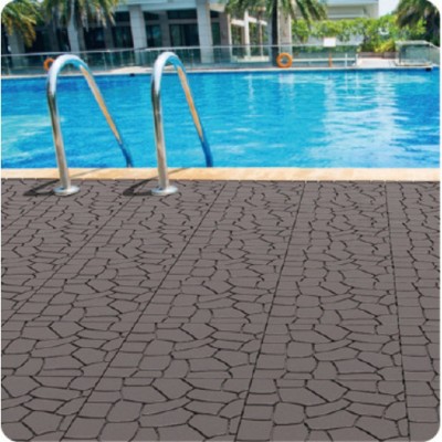 New Stone texture 12" Patio Deck Tiles, 44 Pcs DIY Module Interlocking Decking Tiles Floor Tile