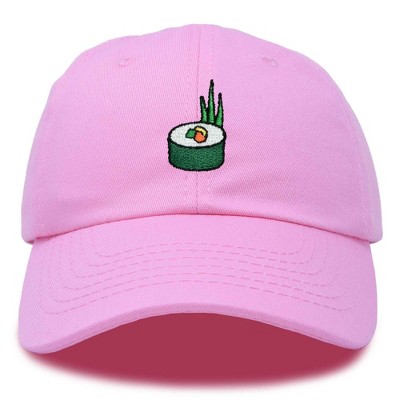 Dalix Sushi Roll Embroidered Maki Cotton Dad Hat Baseball Cap Adjustable Womens