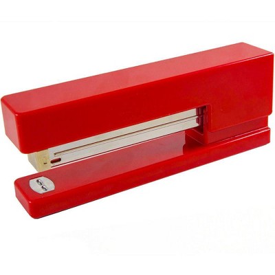 JAM Paper Modern Desk Stapler - Red: Office Supplies, Plastic, Clips & Fasteners, 1.12" Height, 2.5" Width