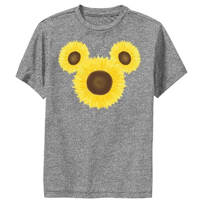 Boy's Disney Mickey Mouse Sunflower Silhouette Performance Tee