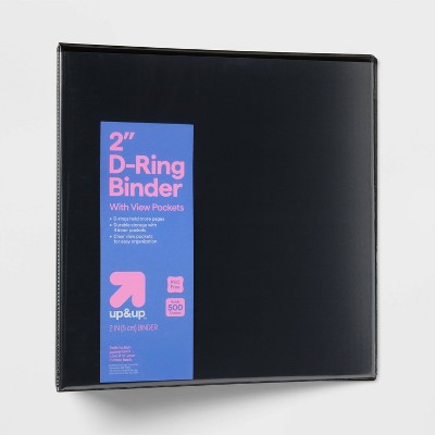 2" 3 Ring Binder Clear View - up&up™