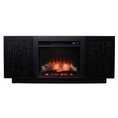 Delgrave Electric Media Fireplace with Storage - SEI