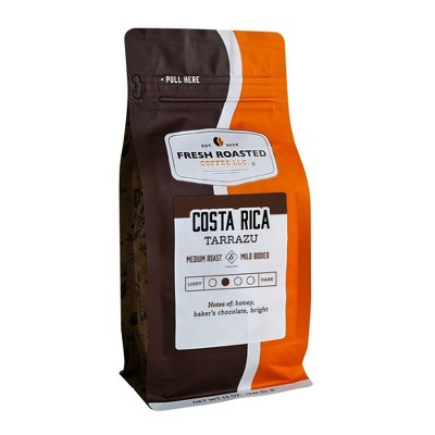 Fresh Roasted Coffee, Costa Rica Tarrazu, Medium Roast Ground Coffee