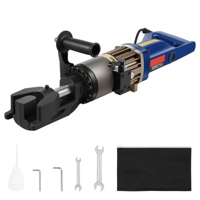 VEVOR Electric Hydraulic Rebar Bender, 1500W Portable Rebar Bending Machine, Bending up to 3/4 Inch #6 (6-20mm) within 4 Seconds, Black&Blue