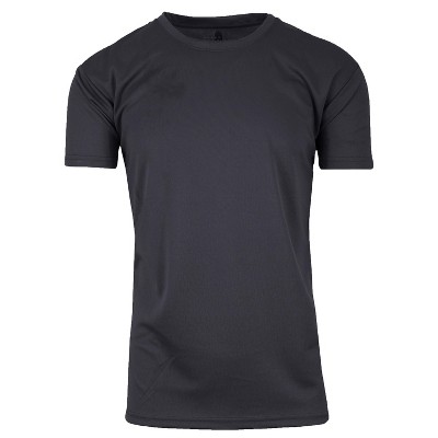 Galaxy By Harvic Men's Short Sleeve Moisture-Wicking Quick Dry Performance Crew Neck Tee