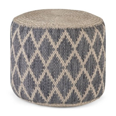 Nesbitt Round Pouf - WyndenHall