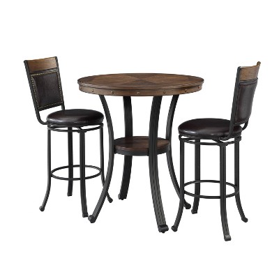 3pc Angelo Pub Dining Set - Powell Company