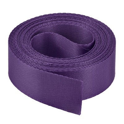 Unique Bargains Flexible Tight Weave Flat Nylon Webbing Strap for Luggage-rack Dark Purple