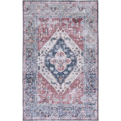 Tucson Vintage Persian TSN172  Machine Washable Skid-Resistant Stain Resistant Non-Shedding Power Loomed Indoor Rugs - Safavieh