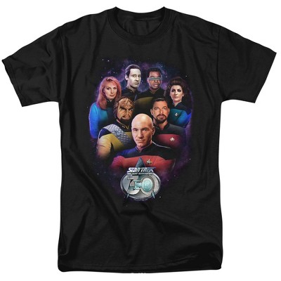 Star Trek Crew 30 Adult T-Shirt Black