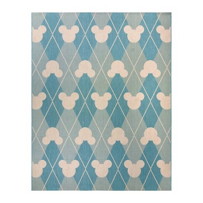 Mickey Mouse Argyle Oasis Outdoor Rug