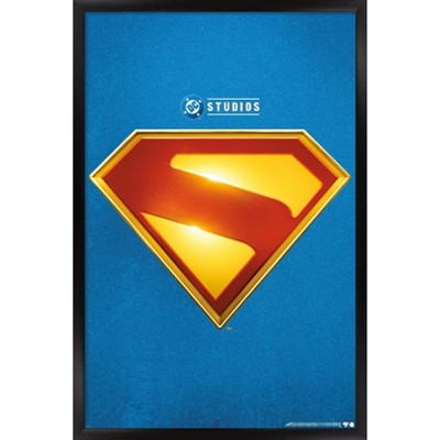 Trends International DC Comics Superman (2025) - Logo Framed Wall Poster Prints