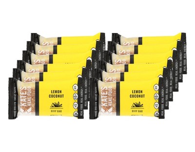 Kate's Real Food Lemon Coconut Energy Bar - 12 bars, 2.2 oz