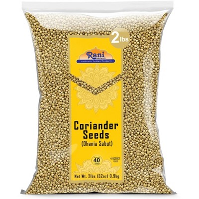 Rani Brand Authentic Indian Foods | Coriander (Dhania) Whole Seeds
