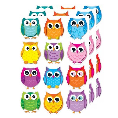 Carson-Dellosa Carson Dellosa Education Colorful Owls Cut-Outs 36 Per Pack 3 Packs CD-120107-3