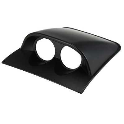 Unique Bargains Dual Dashboard Gauge Holder Pod Meter Mount Bracket Carbon Fiber Pattern 1 Pc