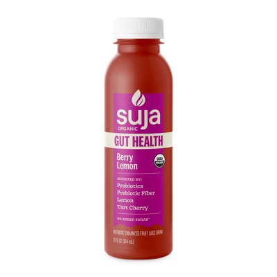Suja Organic Gut Health Berry Lemon Cold Pressed Juice Drink - 12 fl oz  Bottle