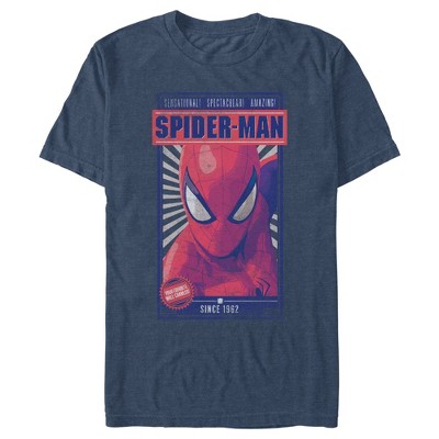 Men's Spider-Man Your Favorite Wall-Crawler Poster T-Shirt