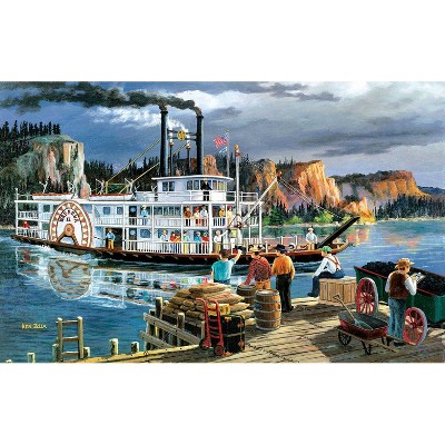 Sunsout Riverboat 550 pc Jigsaw Puzzle 39576