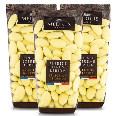 Medicis Premium Candied Almond Dragees (French Jordan Almonds) Sugar Coated Candies Ideal as a Wedding or Baby Shower Gift, 75 ct, 8.8oz