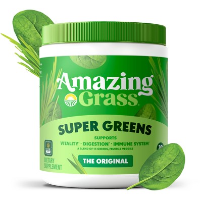 Amazing Grass Greens and Superfood Powder - Original - 30 Servings - 8.5oz