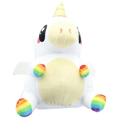Se7en20 Glitter Galaxy 6-Inch Rainbow Hair White UniCow Collectible Plush