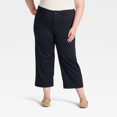 Women's High-Rise Cropped Pants - A New Day™