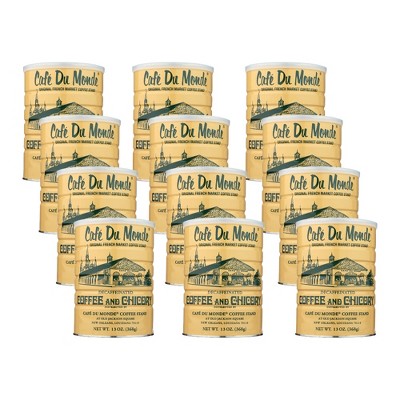 Cafe Du Monde Decaf Coffee - Case of 12/13 oz Bags