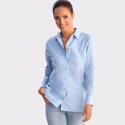 Women's Long Sleeve Button Down Blouse Shirt - LASCANA