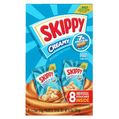 Skippy Individual Squeeze Peanut Butter - 1.15oz / 8ct