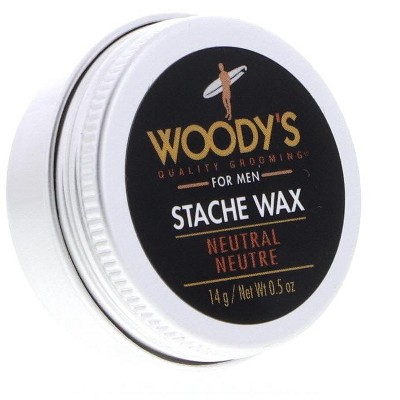 Woody's Neutral Stache Wax, 0.5 oz