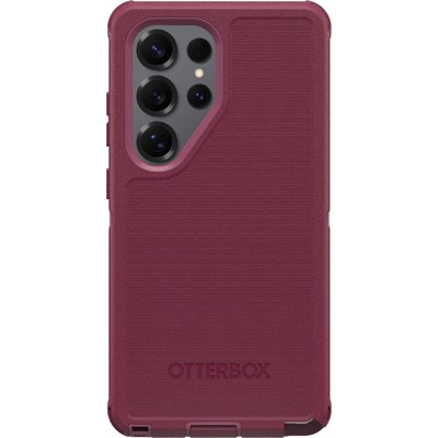 OtterBox Samsung Galaxy S25 Ultra Defender Series Pro Case - Foxberry Pink: Plastic Solid Bump-Resistant