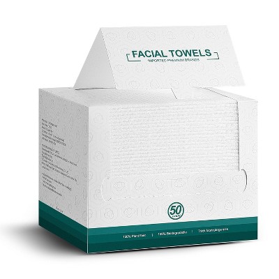 FAAYFIAN Disposable Face Towels XL 50 Counts