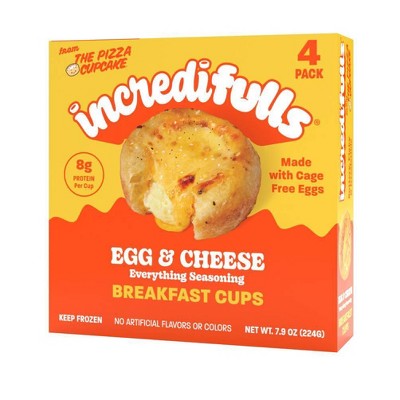 incredifulls Frozen Egg & Cheese Breakfast Cups - 7.9oz/4ct