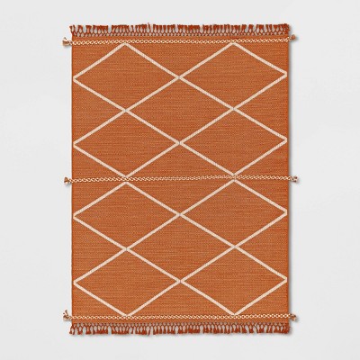 Woven Tapestry with Braid Outdoor Rug - Threshold™