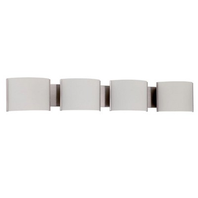 Luminance Stanton 4-Light Vanity Bright Satin Nickel GU24 Socket